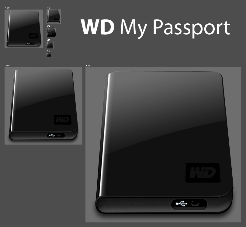 wd my passport for mac png icon